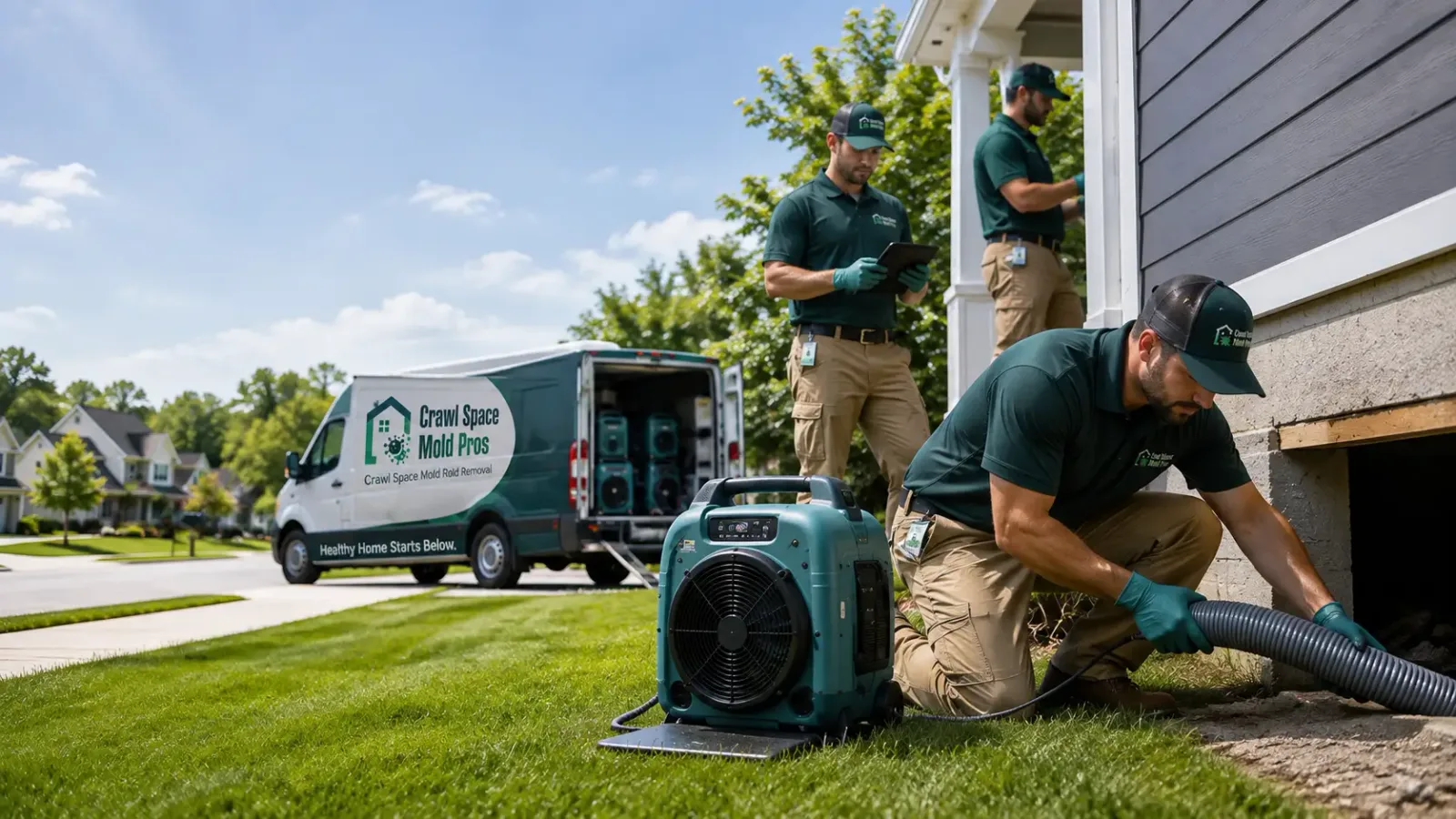 Crawl Space Mold Removal in Cedarville, MI